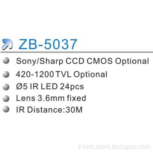 IR Speed Dome Camera with IR Distance of 20m and 1/3-inch Sony/Sharp CCD CMOS